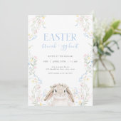 フローラバニーイースターブランチ&エッグ狩り招待状 招待状 (スタンド正面)
