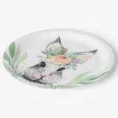 フローラバニーイースター ペーパープレート (アングル)