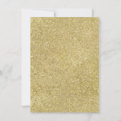 フローラバニー顔誕生日サンキューカード 招待状 (裏面)