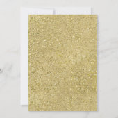 フローラバニー顔1st誕生日招待状 招待状 (裏面)