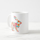 フローラバニー コーヒーマグカップ (正面左)