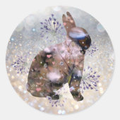 フローラバニー ラウンドシール (正面)