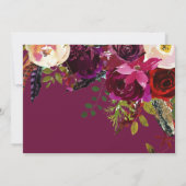 フローラバプティスフォト招待状 招待状 (裏面)