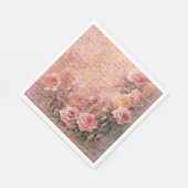 フローラバラアンティーク手書き分離 スタンダードランチョンナプキン (角)
