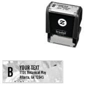 フローラバラエレガントバラのカスタム住所 セルフインキングスタンプ (インサイチュ)