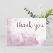 フローラバラエレガント金ゴールドモダンプレーンモダン サンキューカード (スタンド正面)