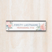 フローラバラオフィスのドアの署名名プレート サインプレート (正面)