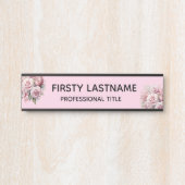 フローラバラオフィスのドアの署名名プレート サインプレート (正面)