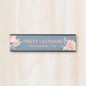 フローラバラオフィスのドアの署名名プレート サインプレート (正面)