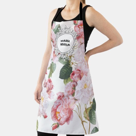 フローラバラガーデンユニセックスオールオーバープリントエプロン エプロン (インサイチュ)