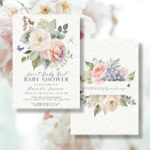 フローラバラコテージガーデンブーケピンクベビーガール