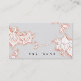 フローラバラジュエリーショップハンドメイドフローリスト 名刺