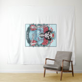 フローラバラスケルトンナースタロットカードハロウィーンEs タペストリー (インサイチュ(横))