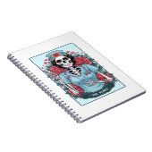 フローラバラスケルトンナースタロットカードハロウィーンEs ノートブック (右側)