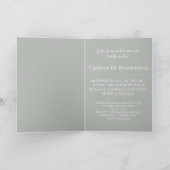 フローラバラドレスブライダルシャワーカード カード (内部)