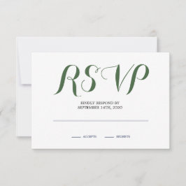フローラバラニュートラルRSVP 出欠カード