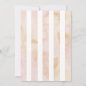 フローラバラピカスタムンク写真ベビーガール誕生 案内状 (裏面)