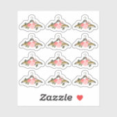 フローラバラファッション衣服掛けファッションクローゼット シール (シート)