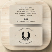 フローラバラホースシューファームランチ乗馬インストラクター 名刺