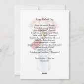 フローラバラマザーズのデイカード シーズンカード (裏面)