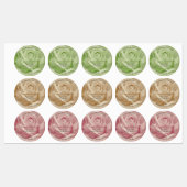 フローラバラライトレッドブラウン製品ラベル ラベル (シート)