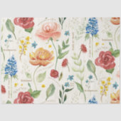 フローラバラワイルドフラワーフロログラフィーデコップページ 薄葉紙 (正面)