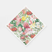 フローラバラヴィンテージガーデンライトスウェット スタンダードランチョンナプキン (角)