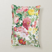 フローラバラヴィンテージ春ガーデン アクセントクッション (裏面(縦))