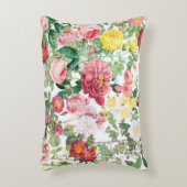 フローラバラヴィンテージ春ガーデン アクセントクッション (正面(垂直))