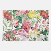 フローラバラヴィンテージ春ガーデン キッチンタオル (横)