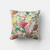 フローラバラヴィンテージ春ガーデン クッション (正面)