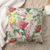 フローラバラヴィンテージ春ガーデン クッション (ブランケット)
