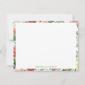 フローラバラヴィンテージ春ガーデン ノートカード (正面)