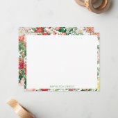 フローラバラヴィンテージ春ガーデン ノートカード (正面/裏面インサイチュ)