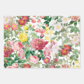 フローラバラヴィンテージ春ガーデン ラッピングペーパーシート (正面)