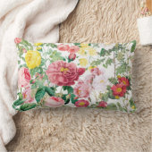 フローラバラヴィンテージ春ガーデン ランバークッション (ブランケット)