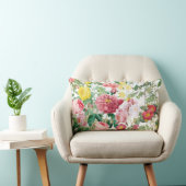 フローラバラヴィンテージ春ガーデン ランバークッション (椅子)