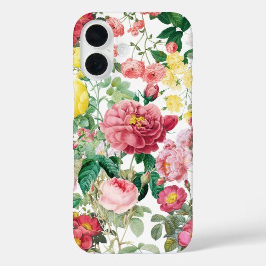 フローラバラヴィンテージ春ガーデン Case-Mate iPhoneケース (裏面)