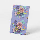 フローラバラ台座標識 台座サイン (正面)