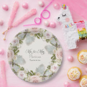 フローラバラ多肉質の葉ミセス結婚ズ ペーパープレート (パーティー)