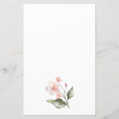 フローラバラ推測ドレスブライダルシャワーゲーム (裏面)