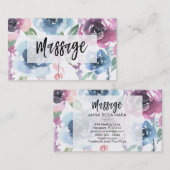 *~*フローラバラ藤フラワーマッサージフローラ 名刺 (正面/裏面)