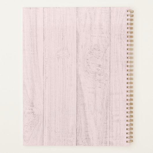 フローラバラ衣類ハンガークローゼットファッションブティック プランナー手帳 (裏面)