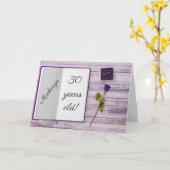 フローラバラ誕生日かわいらしフフェミニンラワー カード (黄色い花)