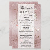 フローラバラ金ゴールドグリッター – プログラム (正面/裏面)