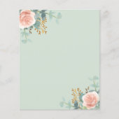 フローラバラ金ゴールドセージ緑紙シート (正面)