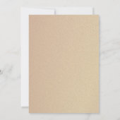 フローラバラ金ゴールドネイビー結婚ズ 招待状 (裏面)