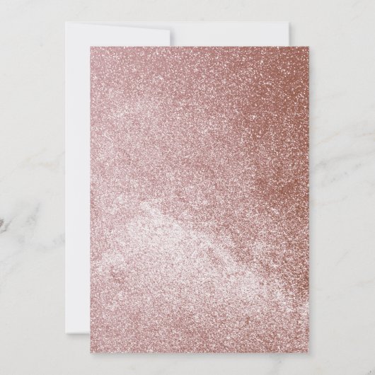 フローラバラ金ゴールドメキシコキンセアニェラ誕生日 招待状 (裏面)