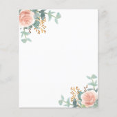 フローラバラ金ゴールド紙シート (正面)