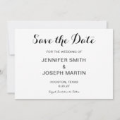 フローラバラ金ゴールド結婚テキサス州 セーブザデート (裏面)